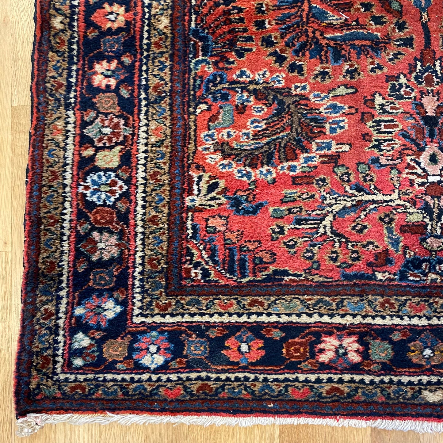Vintage Rug, 3' 5 x 5' 2 Pink