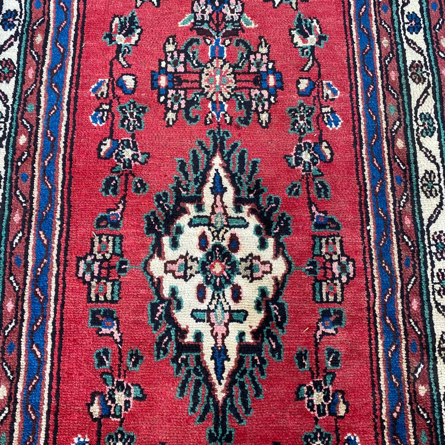 Vintage Rug, 3' 8 x 9' 4 Red