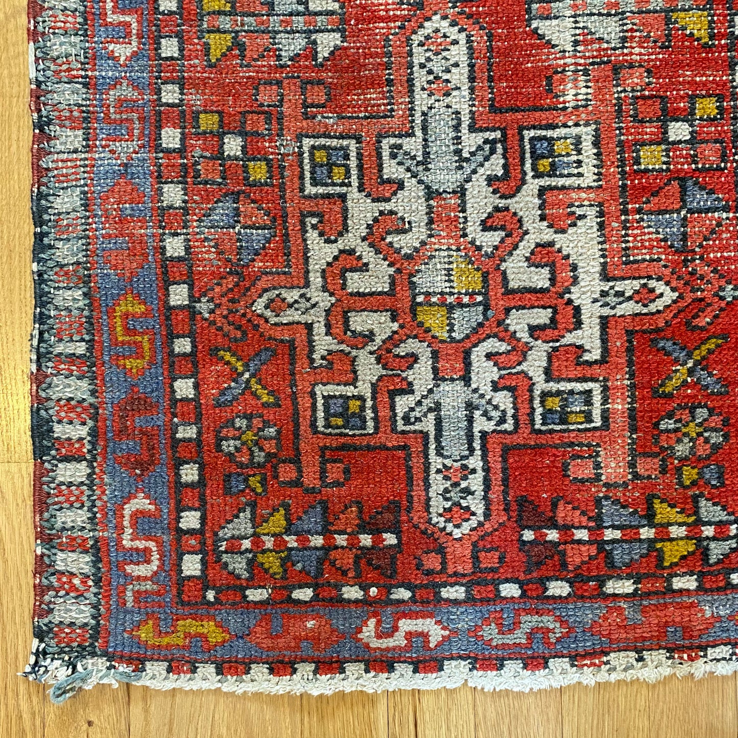 Vintage Rug, 2' 1 x 4' Red