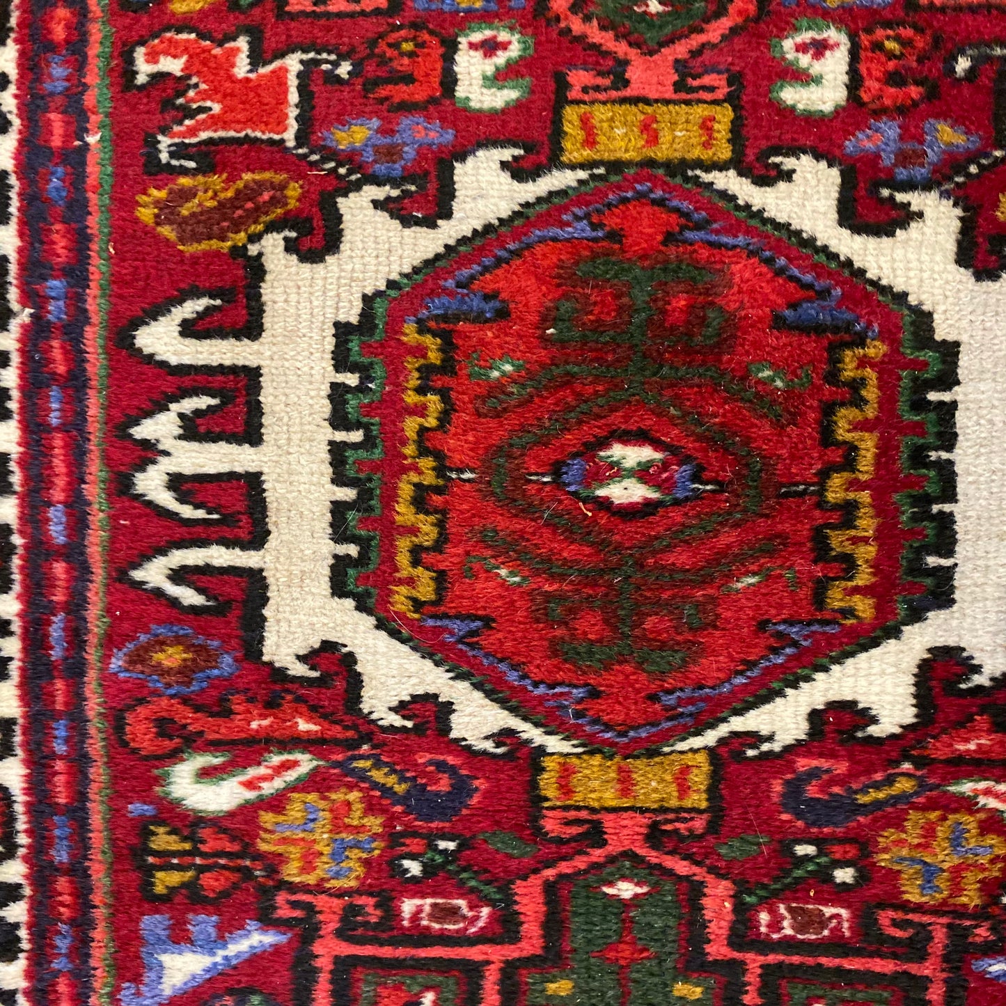 Vintage Rug, 2' 3 x 3' 1 Red