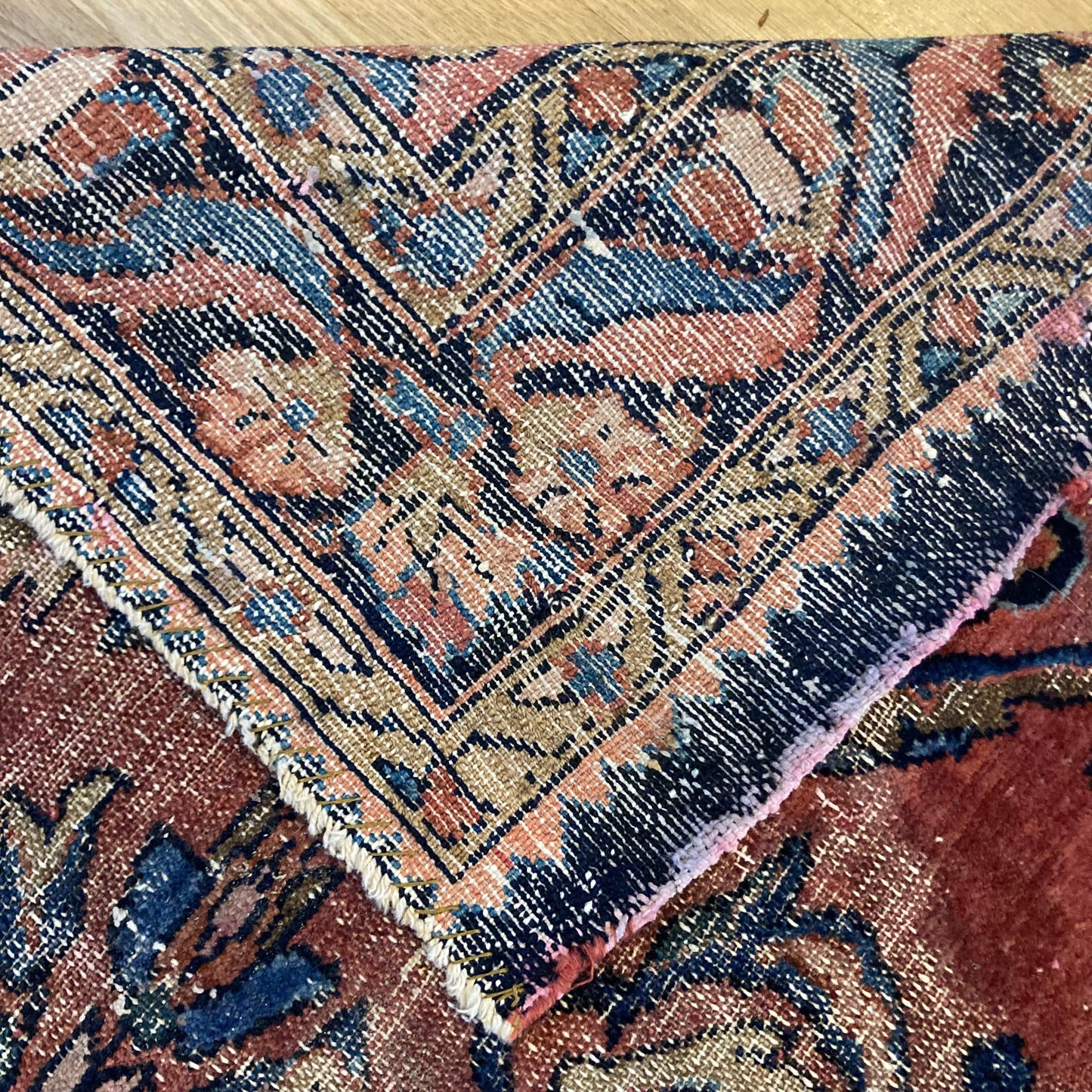 Vintage Rug, 5' 4 x 6' 2 Pink