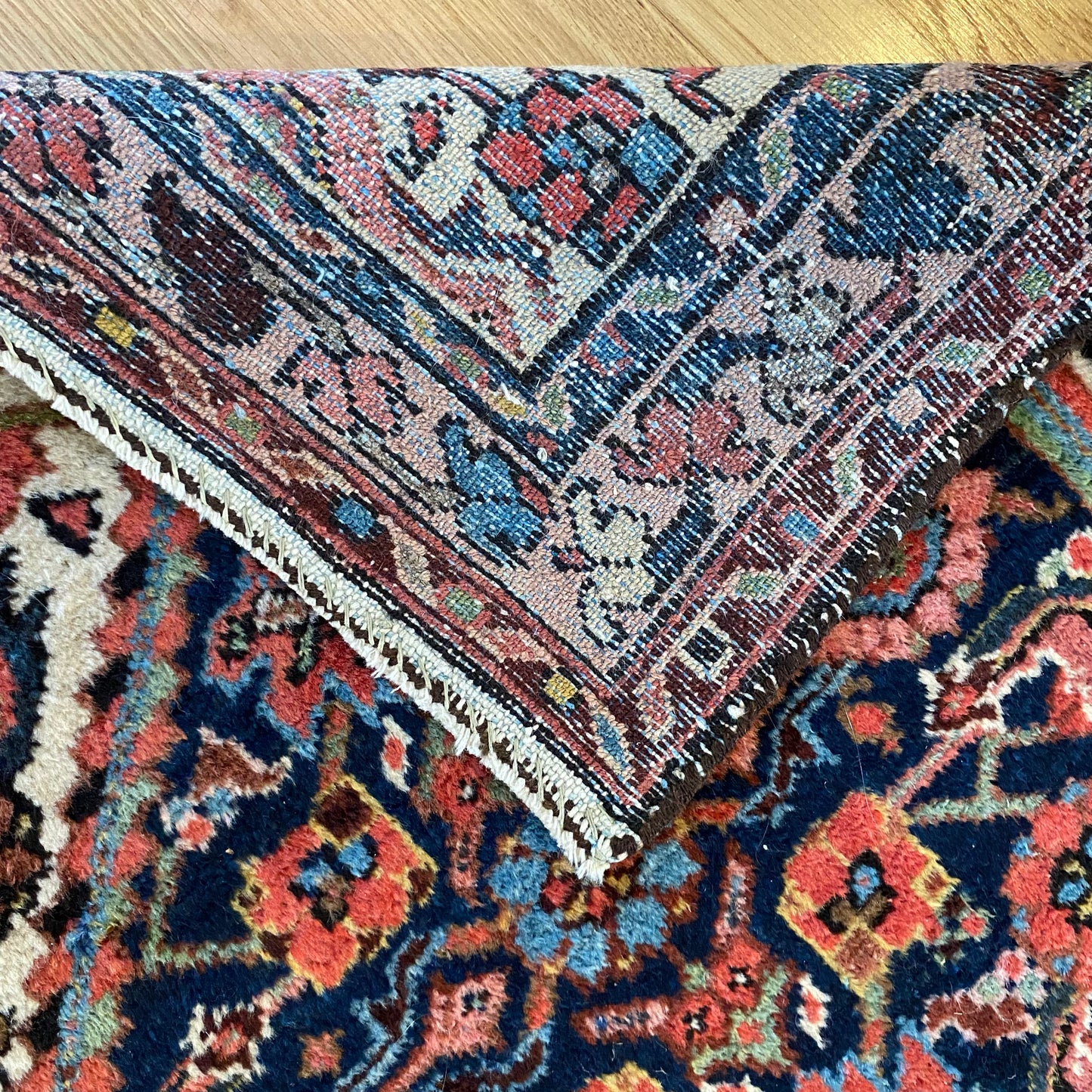 Vintage Rug, 2' 4 x 4' 2 Blue