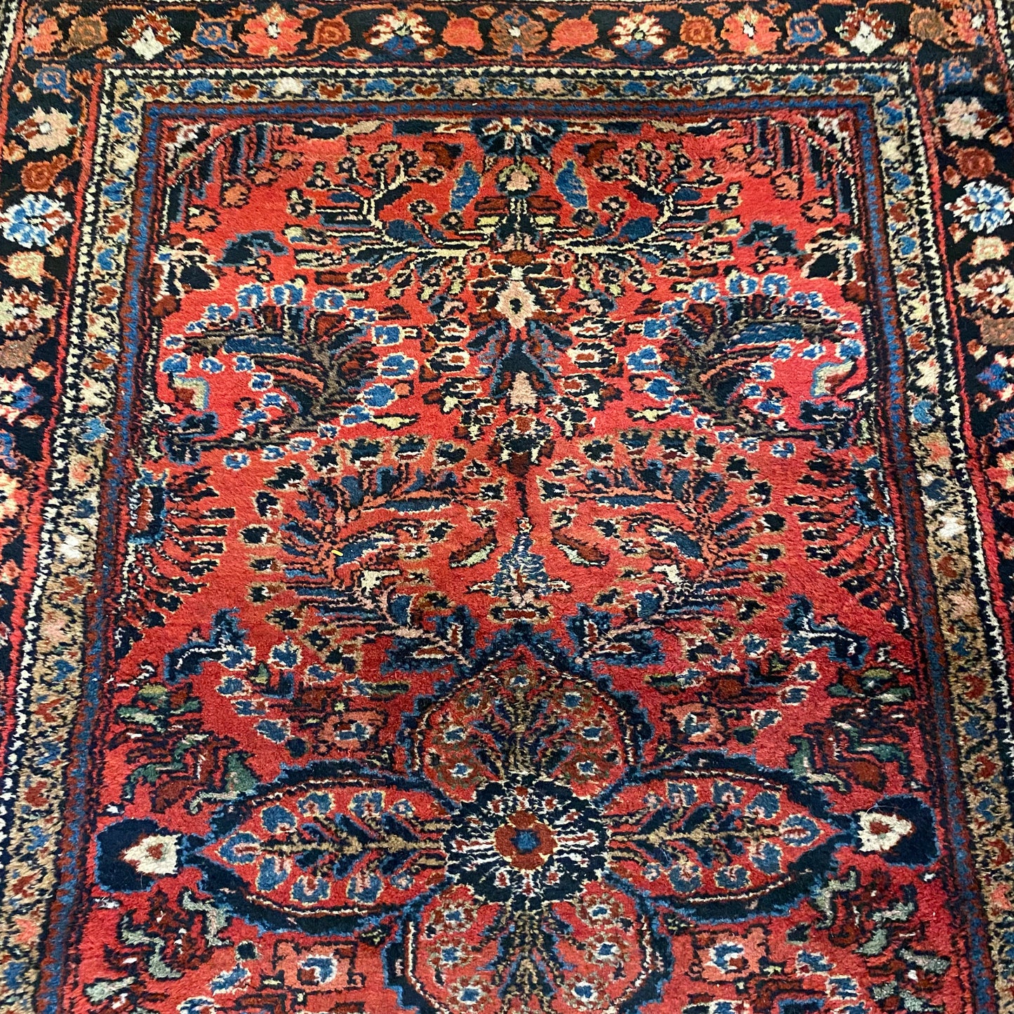 Vintage Rug, 3' 5 x 5' 2 Pink