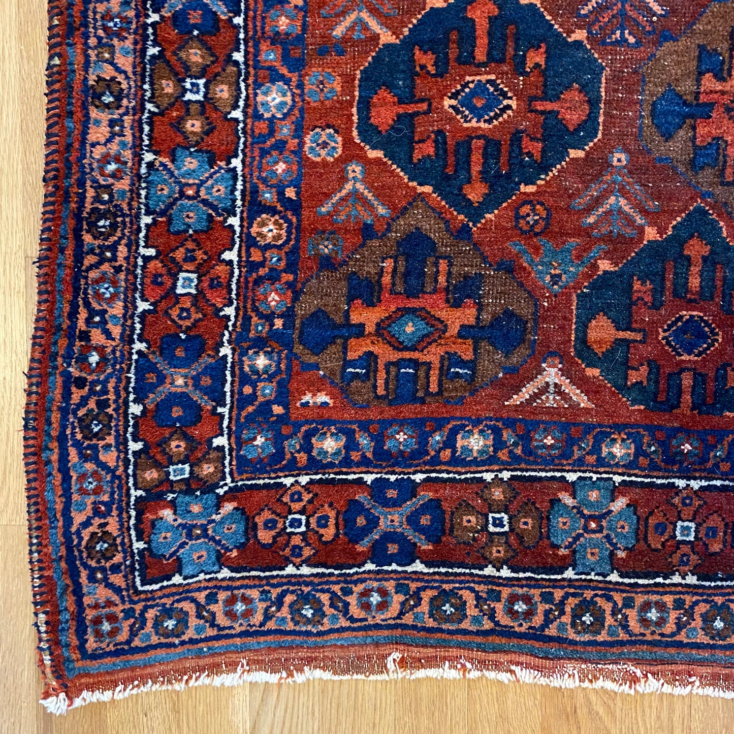 Vintage Rug, 4' 3 x 5' 11 Red