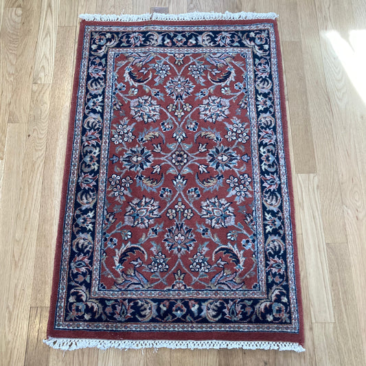 Vintage Rug, 2' 1 x 3' 2 Maroon