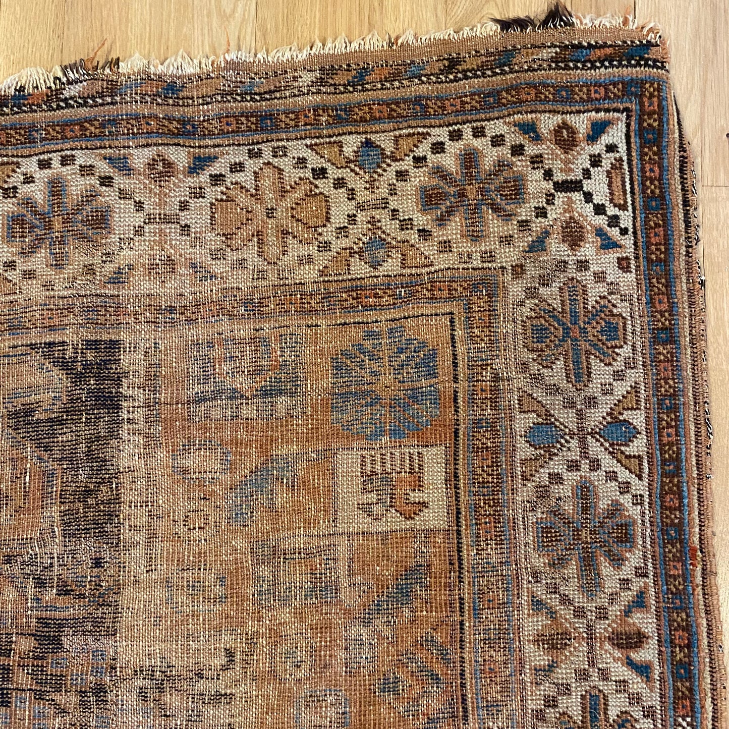 Antique Rug, 4' x 6' Navy