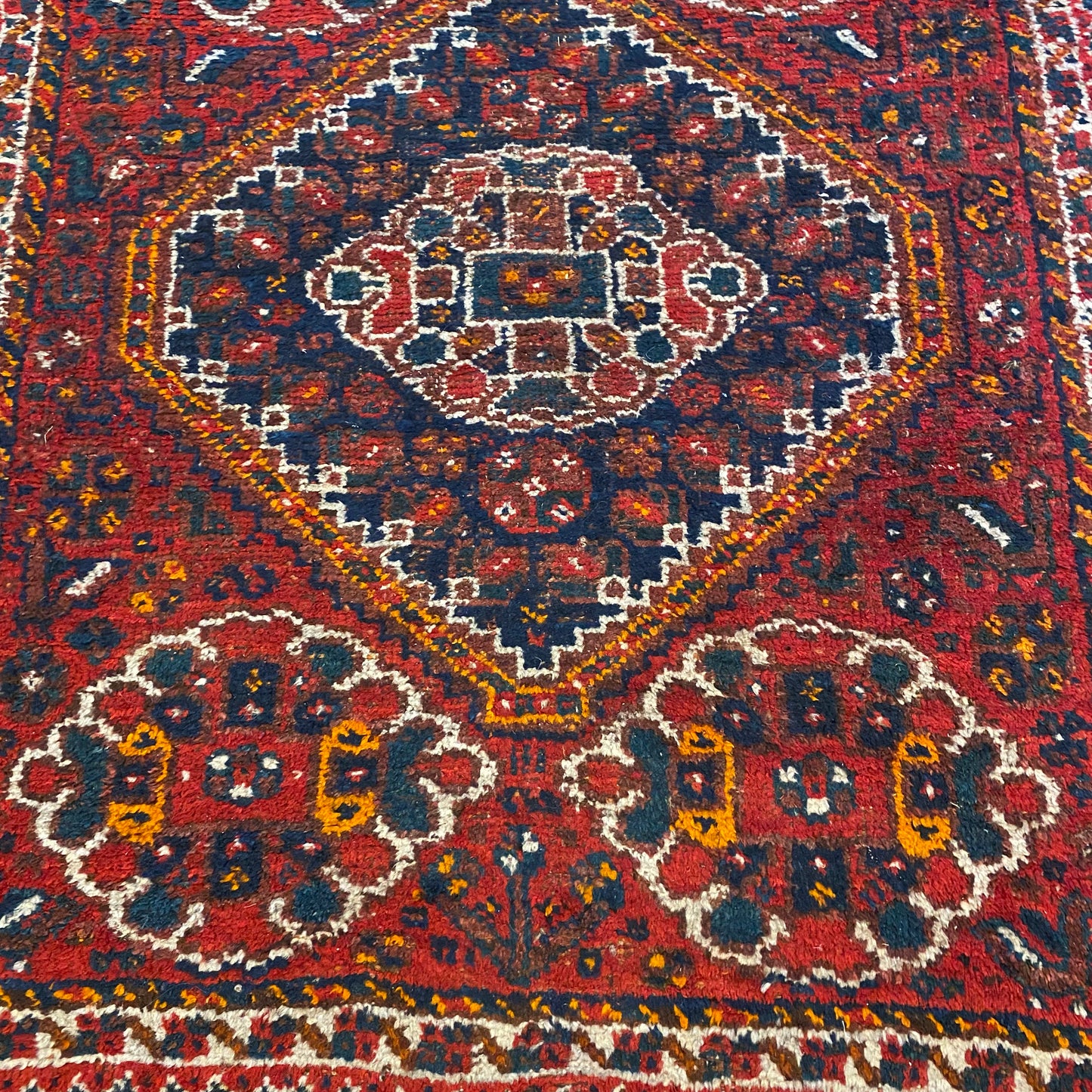 Vintage Rug, 3' 10 x 5' Red