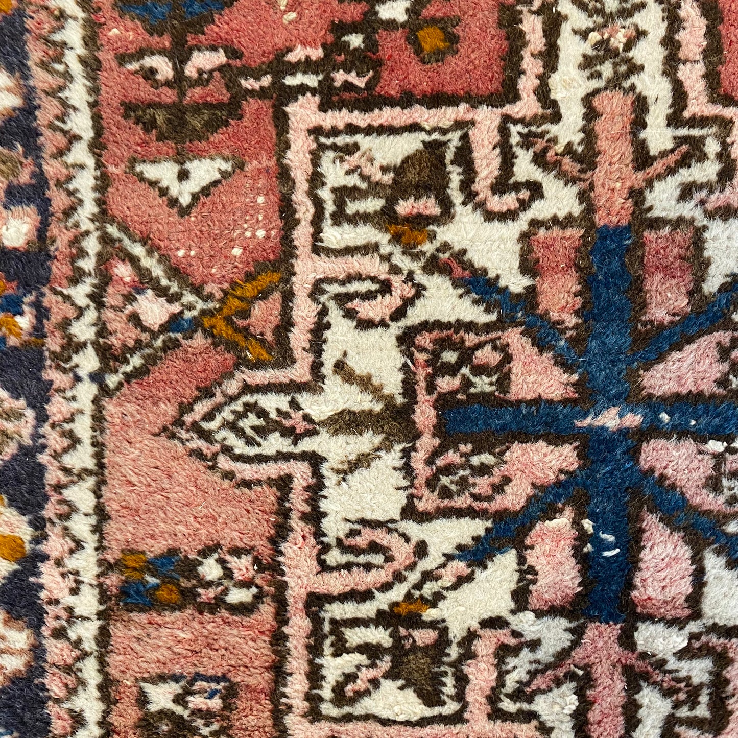 Vintage Rug, 2' 4 x 4' Red