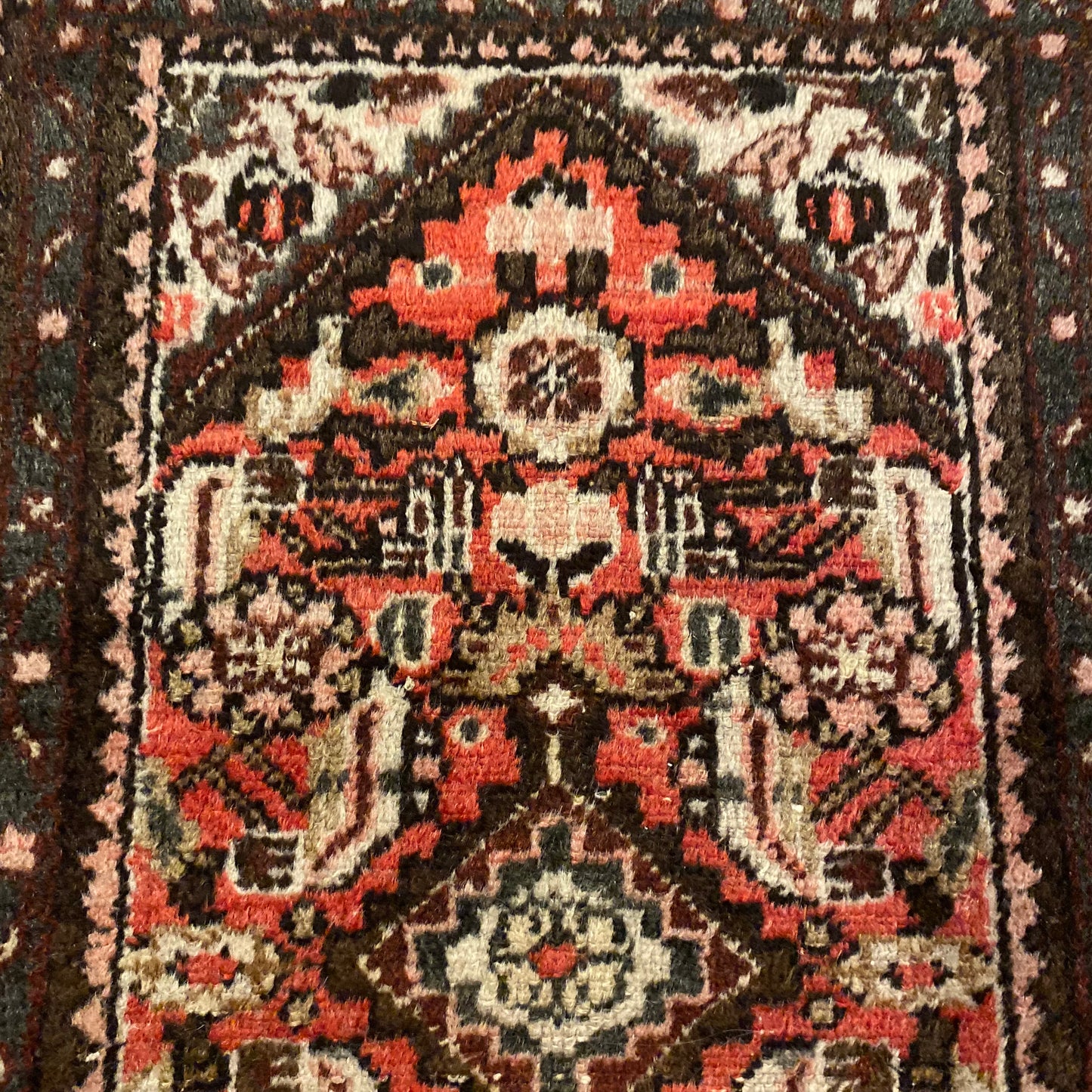 Vintage Rug, 1' 9 x 2' 10 Red