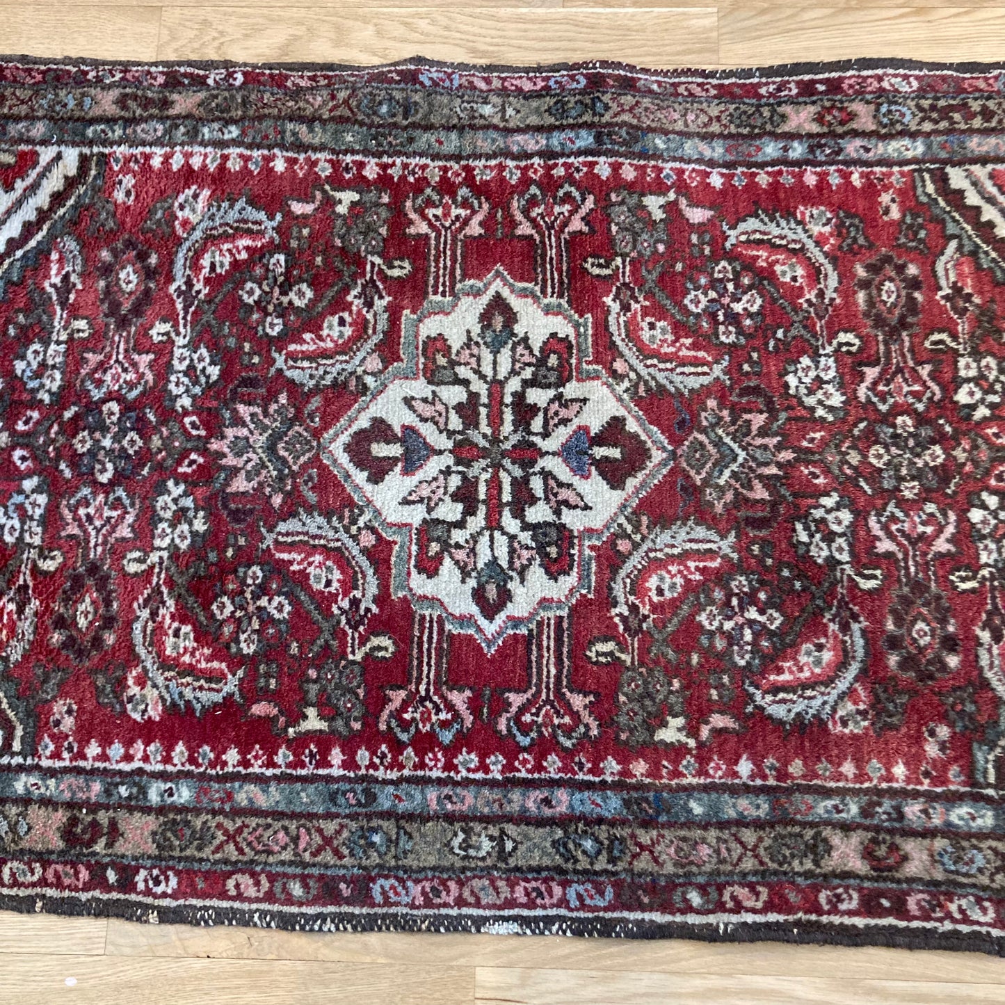Vintage Rug, 2' 5 x 4' 2 Red