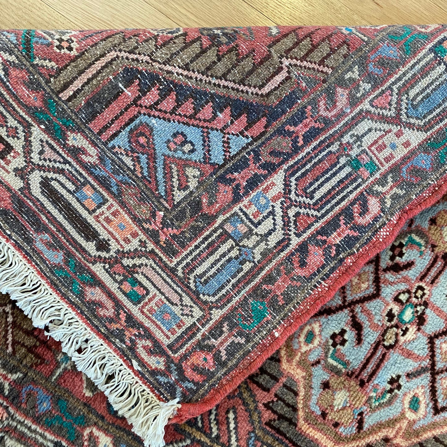 Vintage Rug, 2' 6 x 4' Red