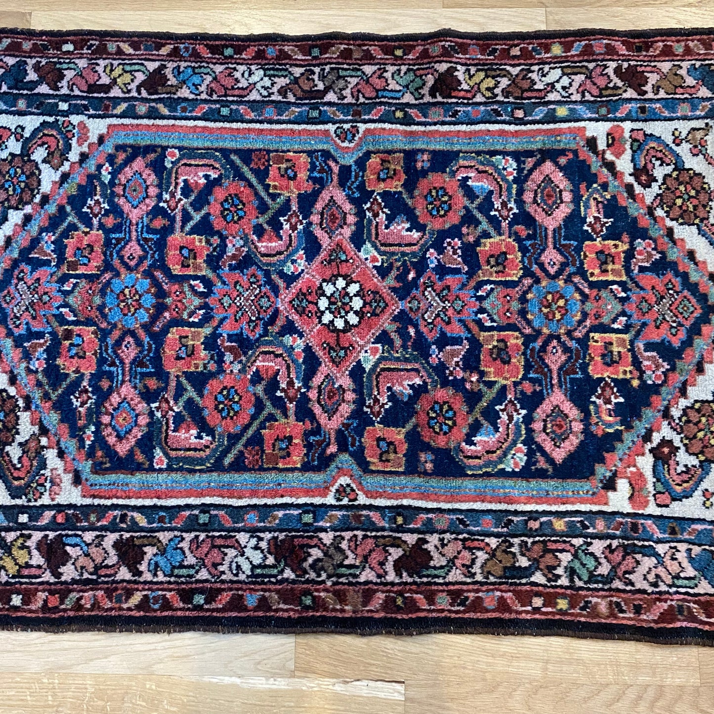 Vintage Rug, 2' 4 x 4' 2 Blue