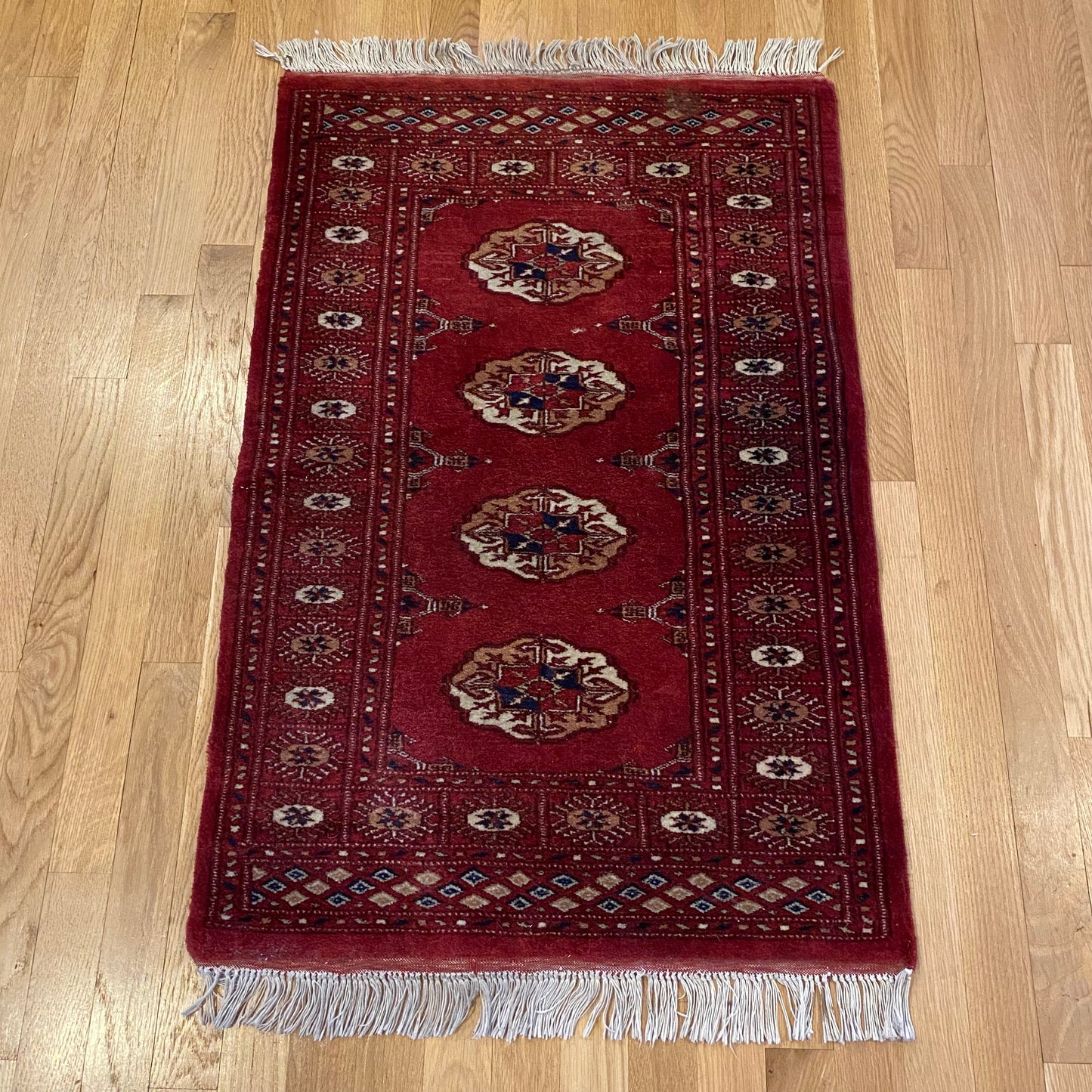 Vintage Rug, 2' 1 x 3' 6 Red
