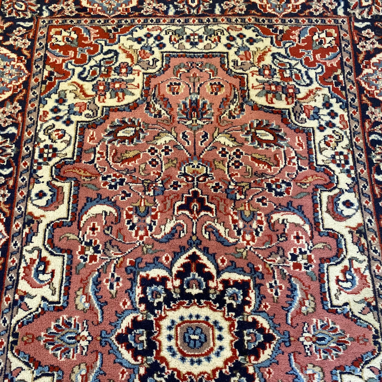 Vintage Rug, 4' 2 x 7' 3 Pink