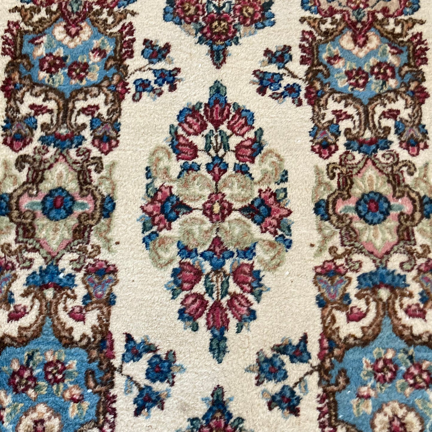 Vintage Rug, 2' x 4' 2 White