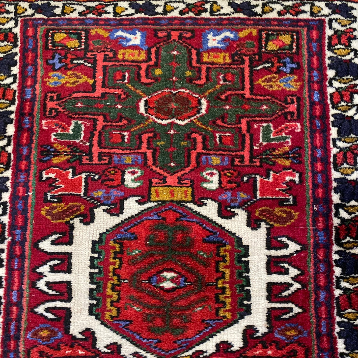 Vintage Rug, 2' 3 x 3' 1 Red