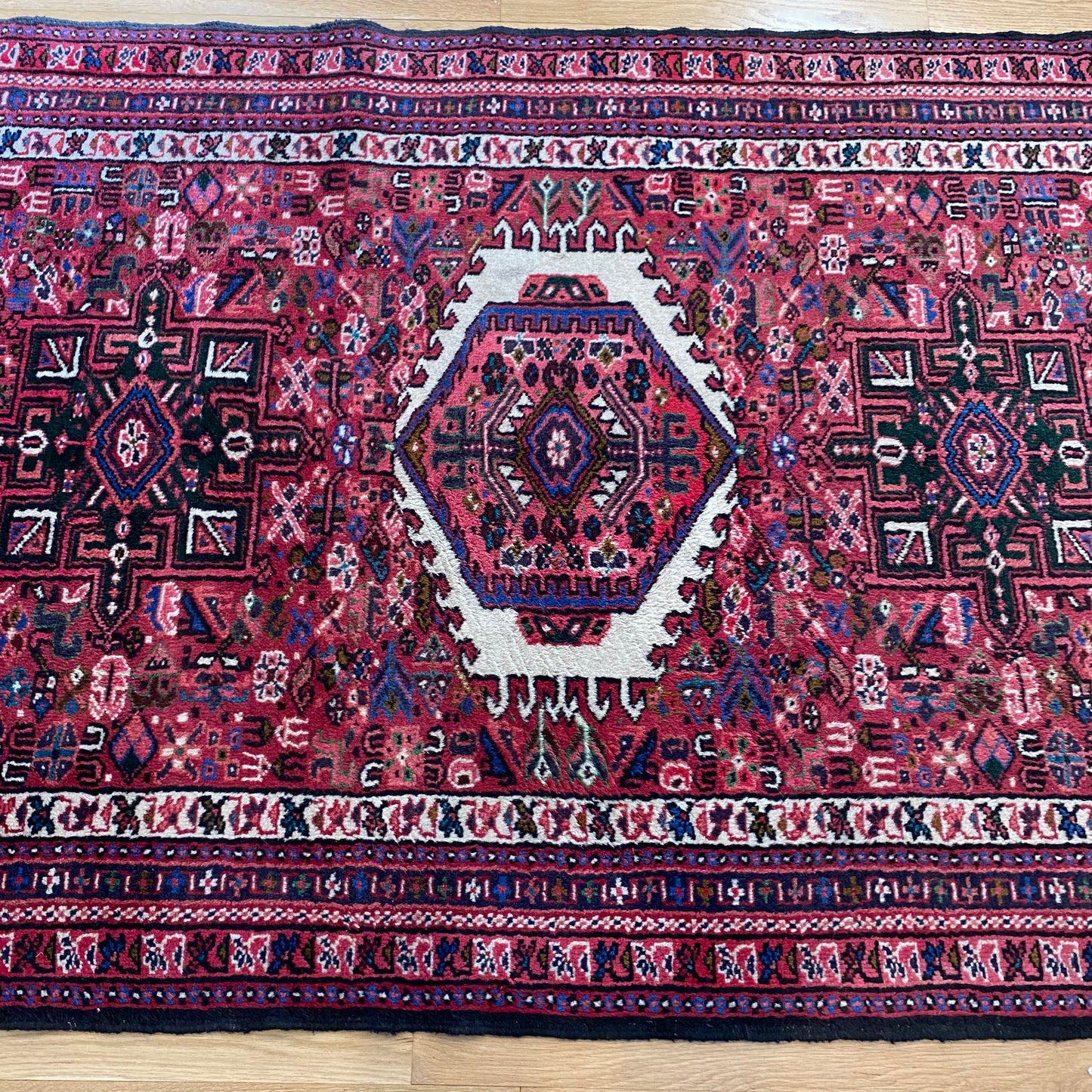 Vintage Rug, 3' 7 x 5' 2 Red