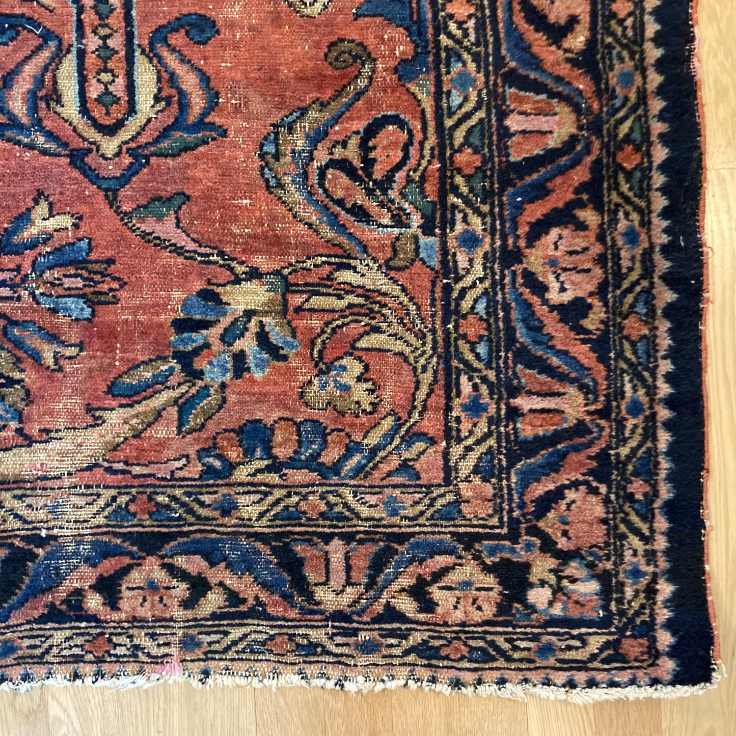 Vintage Rug, 5' 4 x 6' 2 Pink