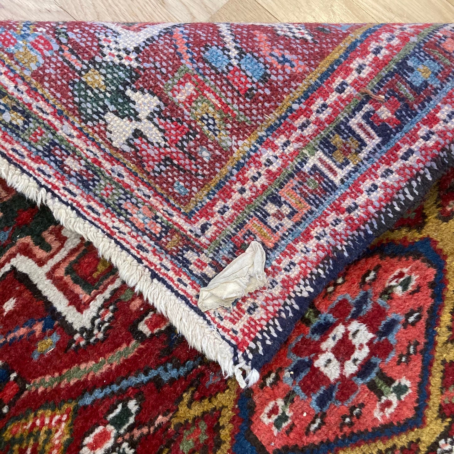 Vintage Rug, 2' 2 x 2' 10 Red