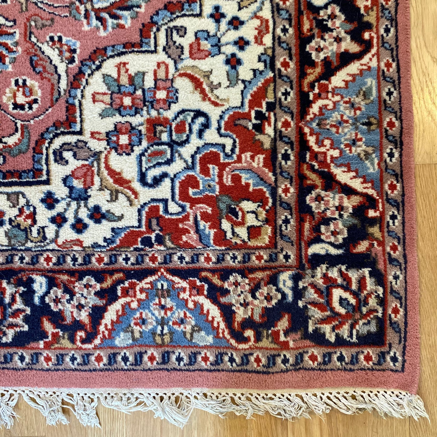 Vintage Rug, 4' 2 x 7' 3 Pink