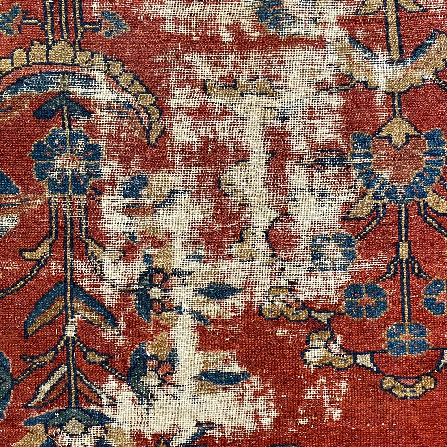 Vintage Rug, 5' x 6' 6 Dark Pink