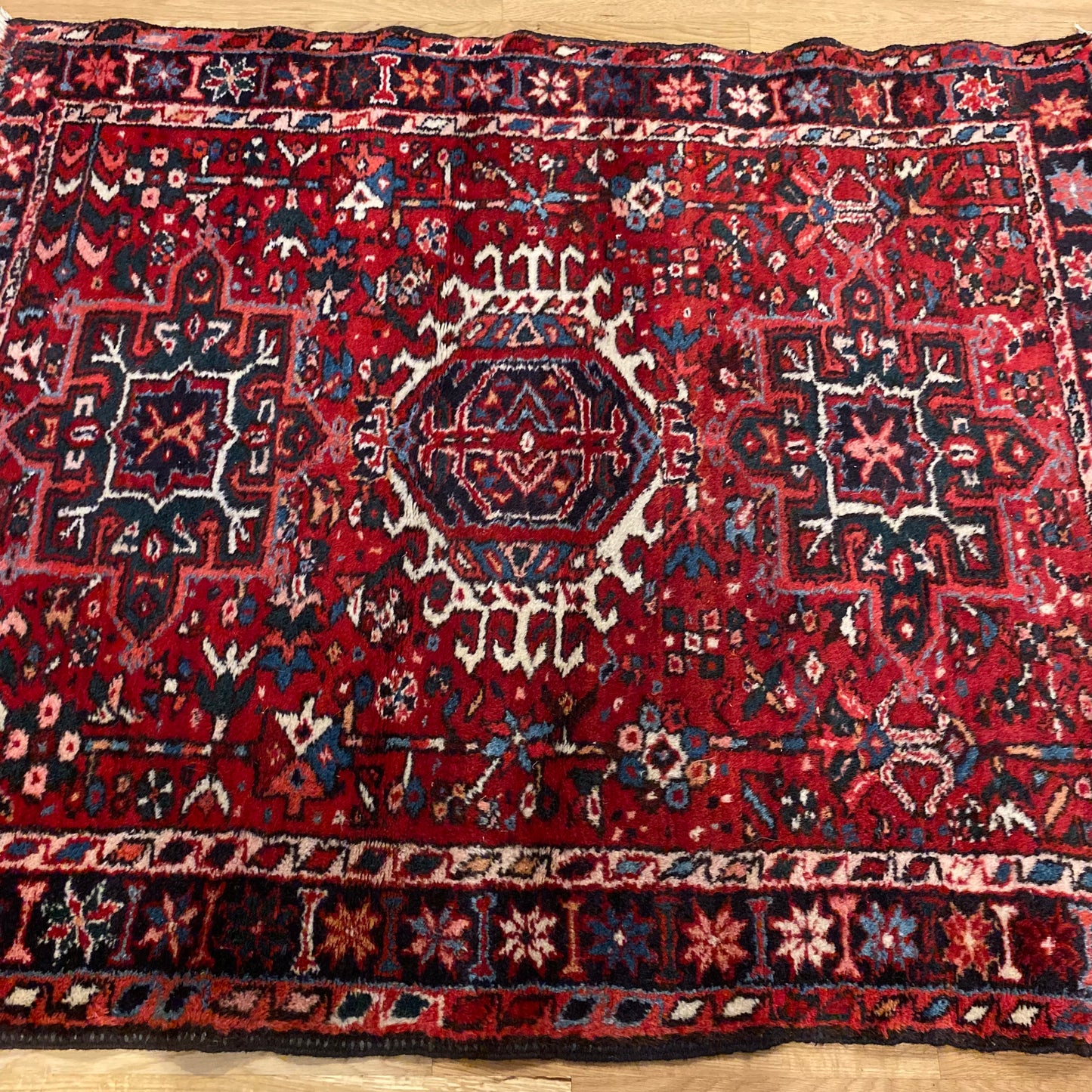Vintage Rug, 3' 10 x 4' 8 Red
