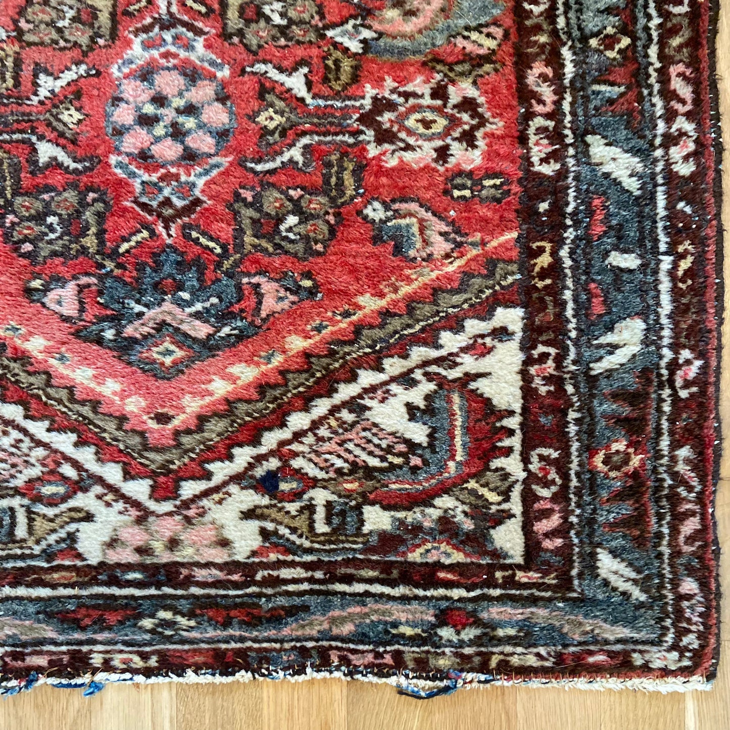 Vintage Rug, 2' 5 x 4' 1 Red