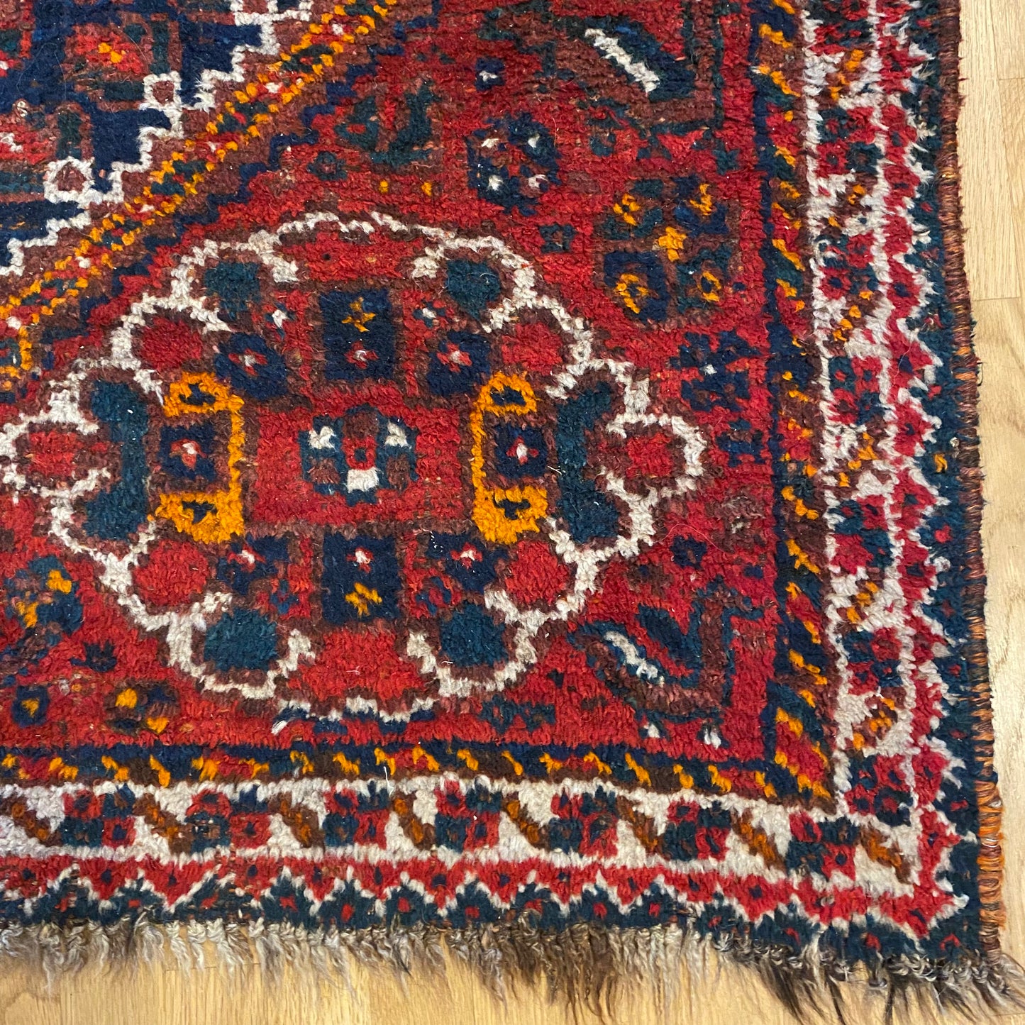 Vintage Rug, 3' 10 x 5' Red