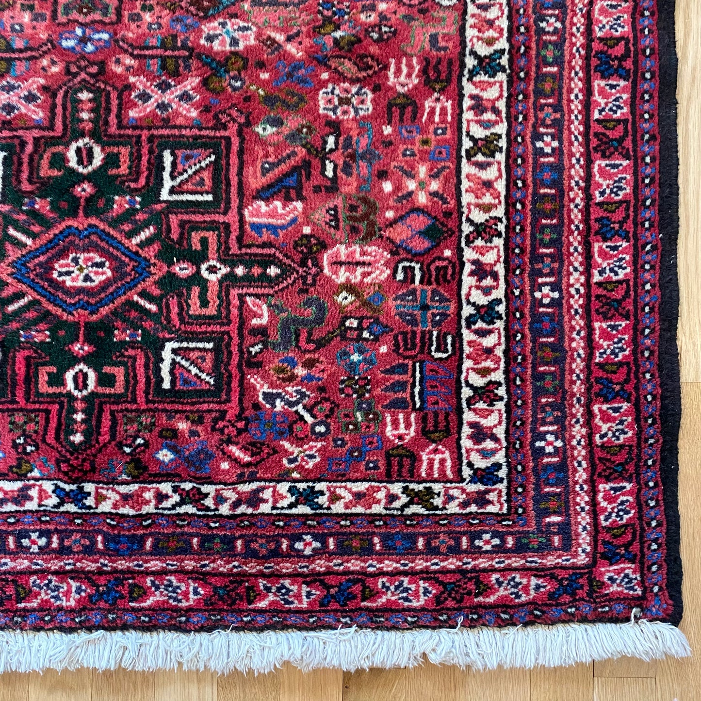 Vintage Rug, 3' 7 x 5' 2 Red