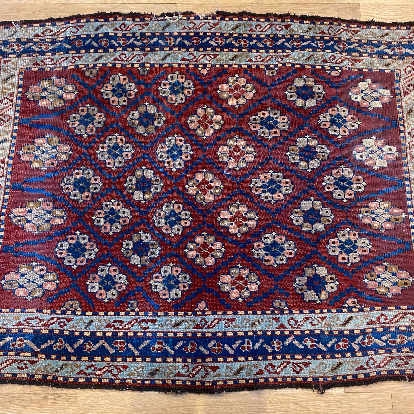 Antique Rug, 2' 11 x 4' 1 Red