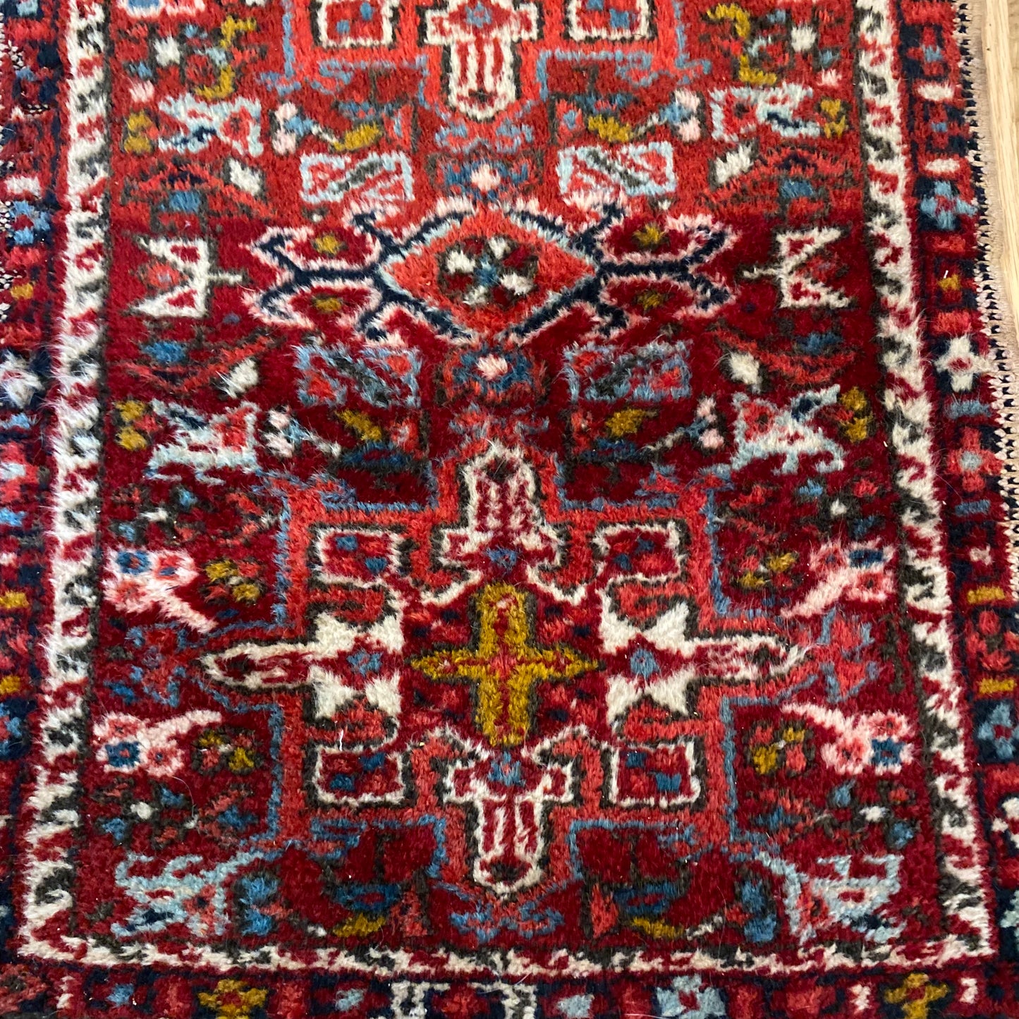 Vintage Rug, 1' 11 x 2' 9 Red