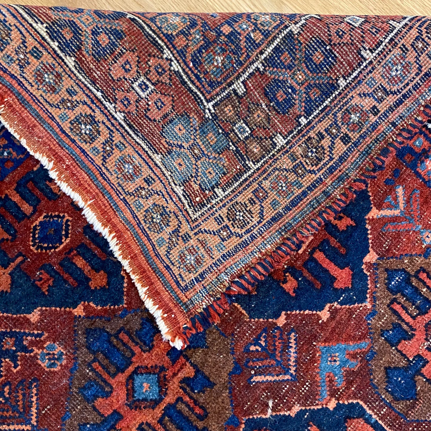 Vintage Rug, 4' 3 x 5' 11 Red