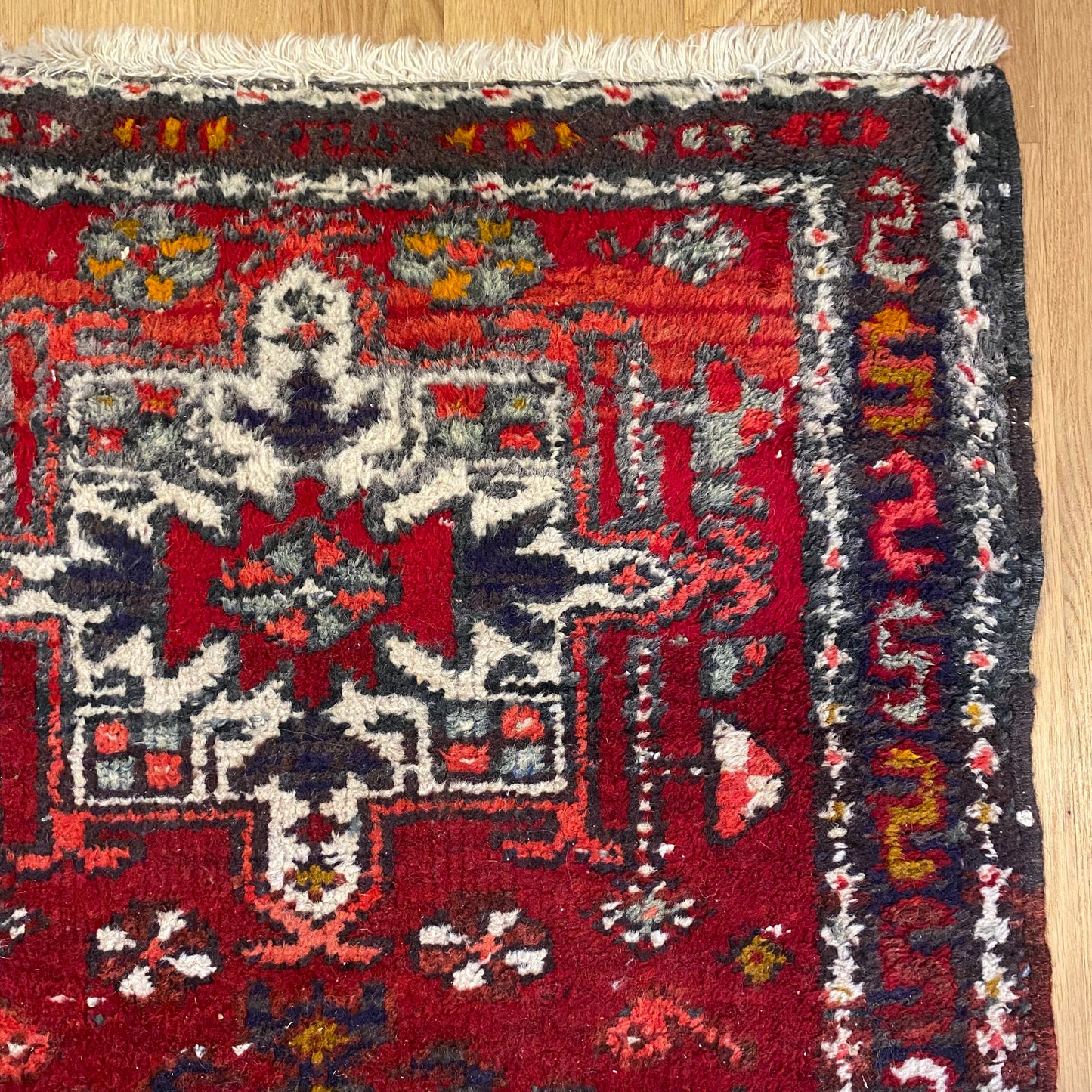 Vintage Rug, 2' 2 x 4' Red
