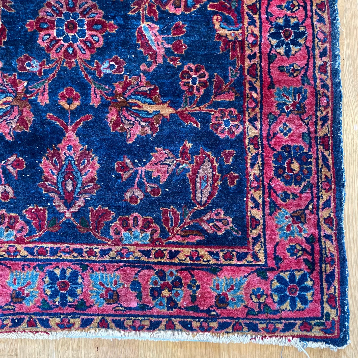 Vintage Rug, 2' 7 x 5' 7 Blue