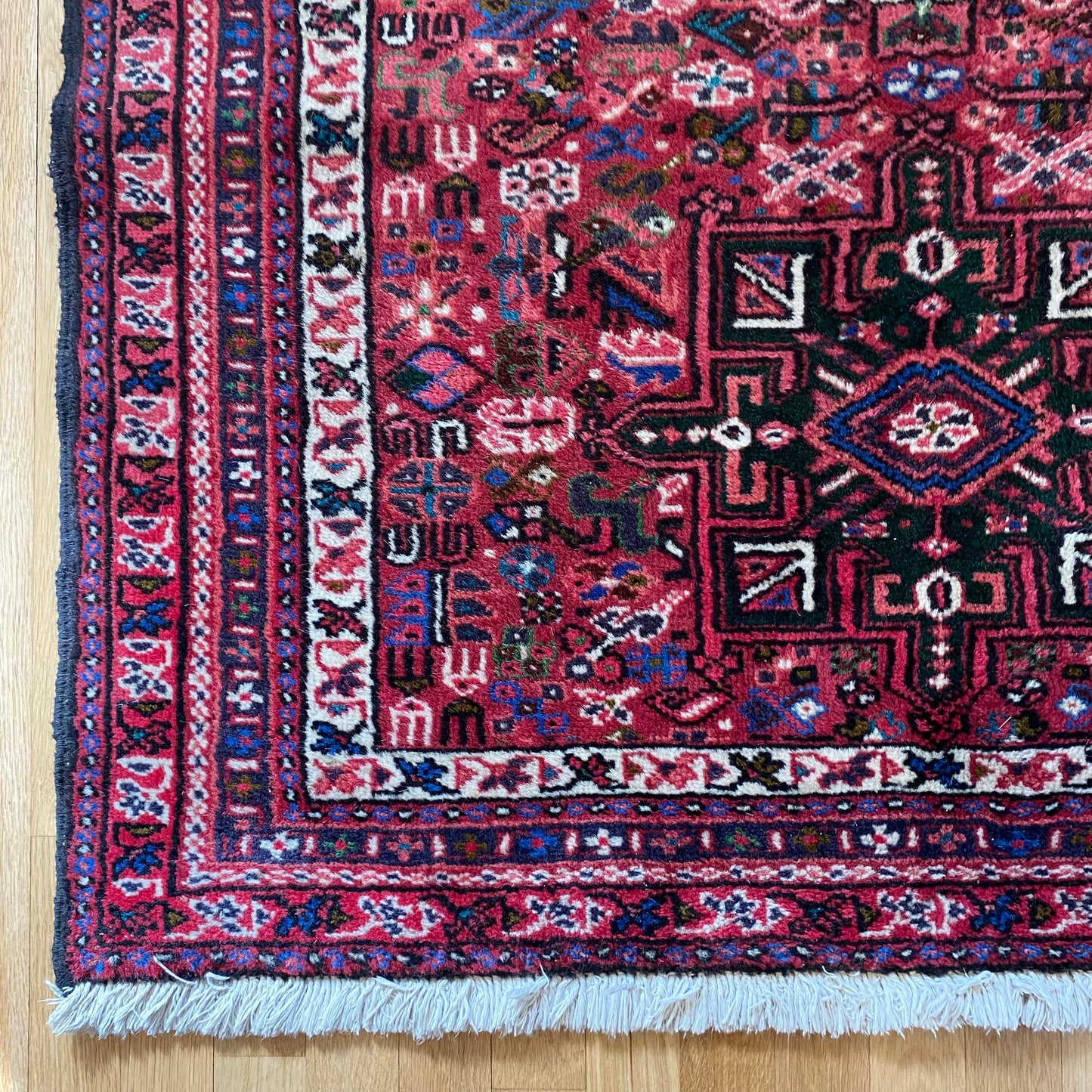 Vintage Rug, 3' 7 x 5' 2 Red