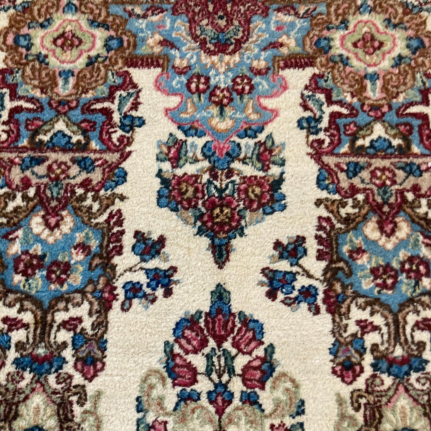 Vintage Rug, 2' x 4' 2 White