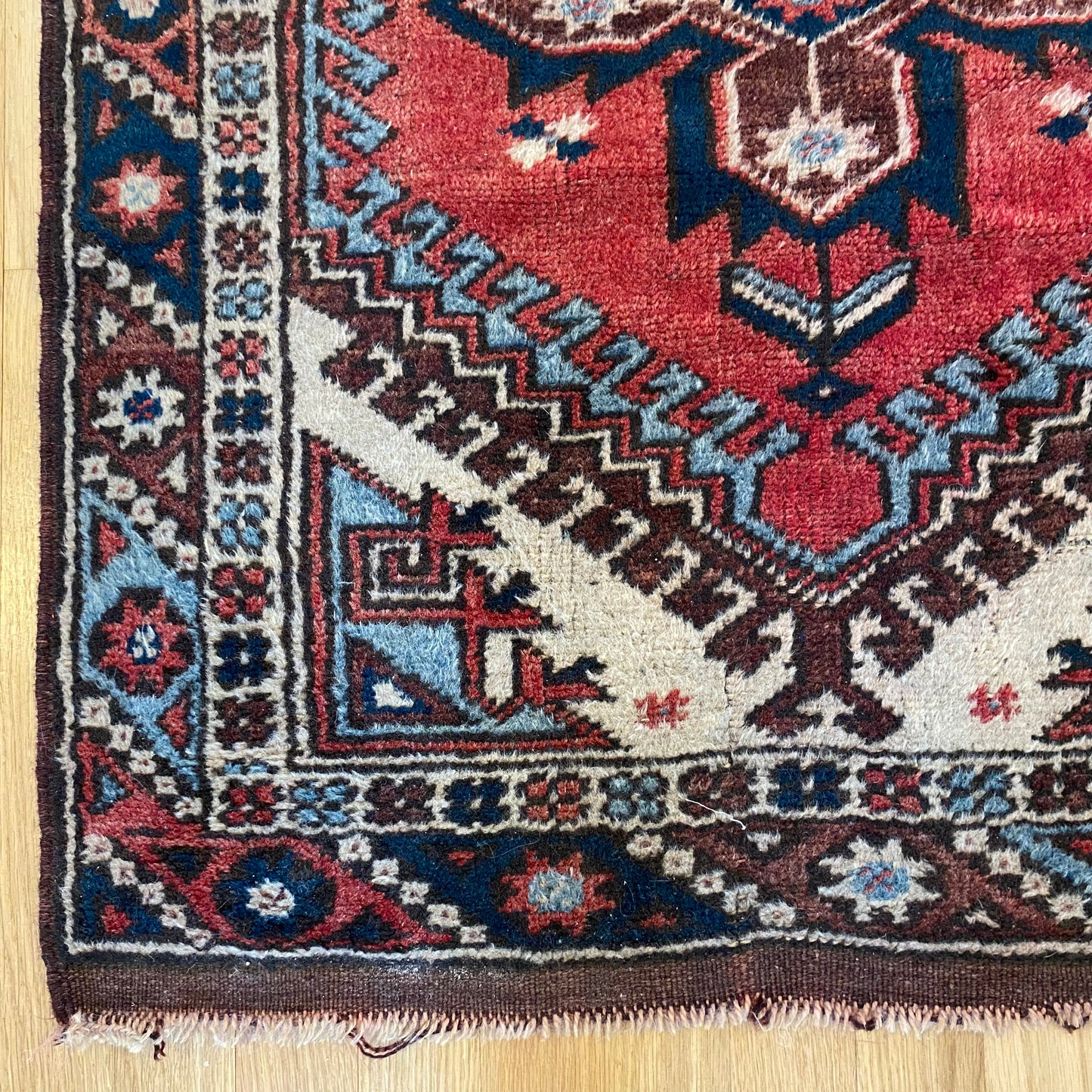 Vintage Rug, 2' 5 x 4' 2 Red