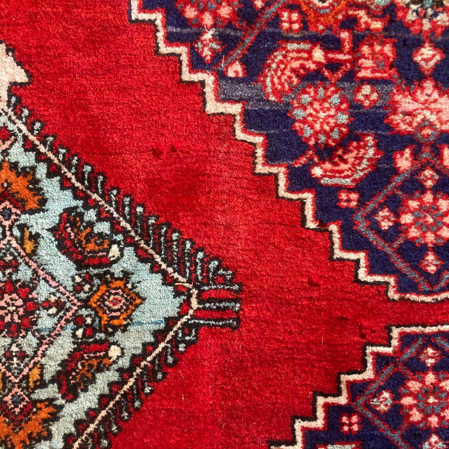 Vintage Rug, 2' 5 x 3' 1 Blue