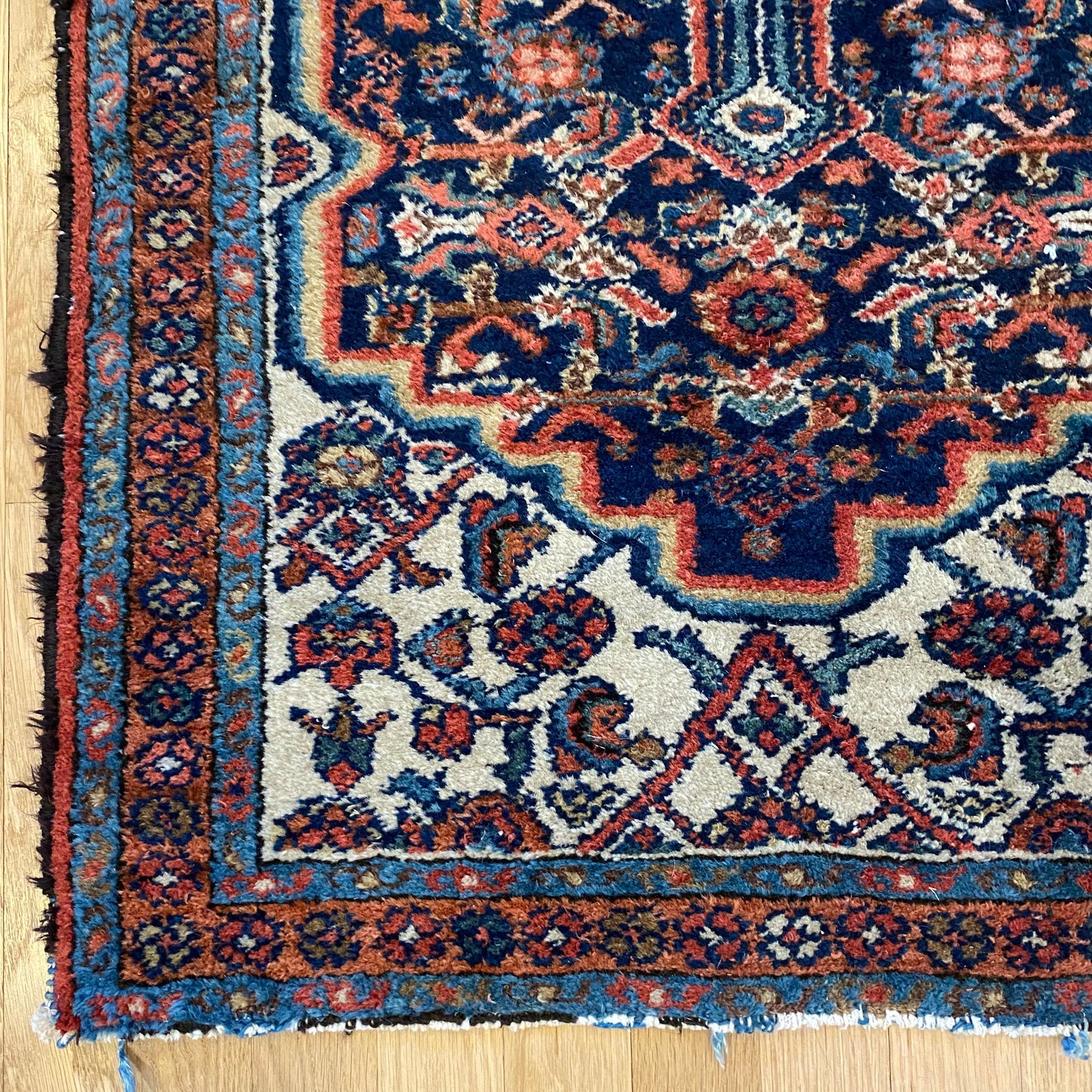 Vintage Rug, 2' 4 x 3' 8 Blue