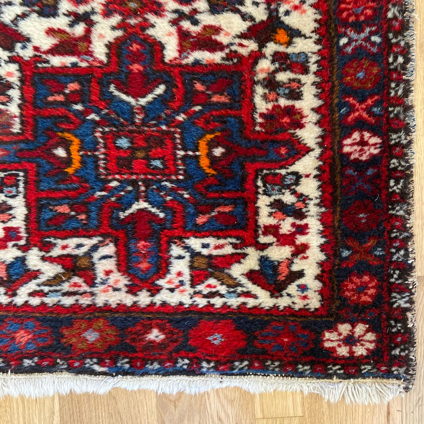 Vintage Rug, 2' 1 x 5' 9 White