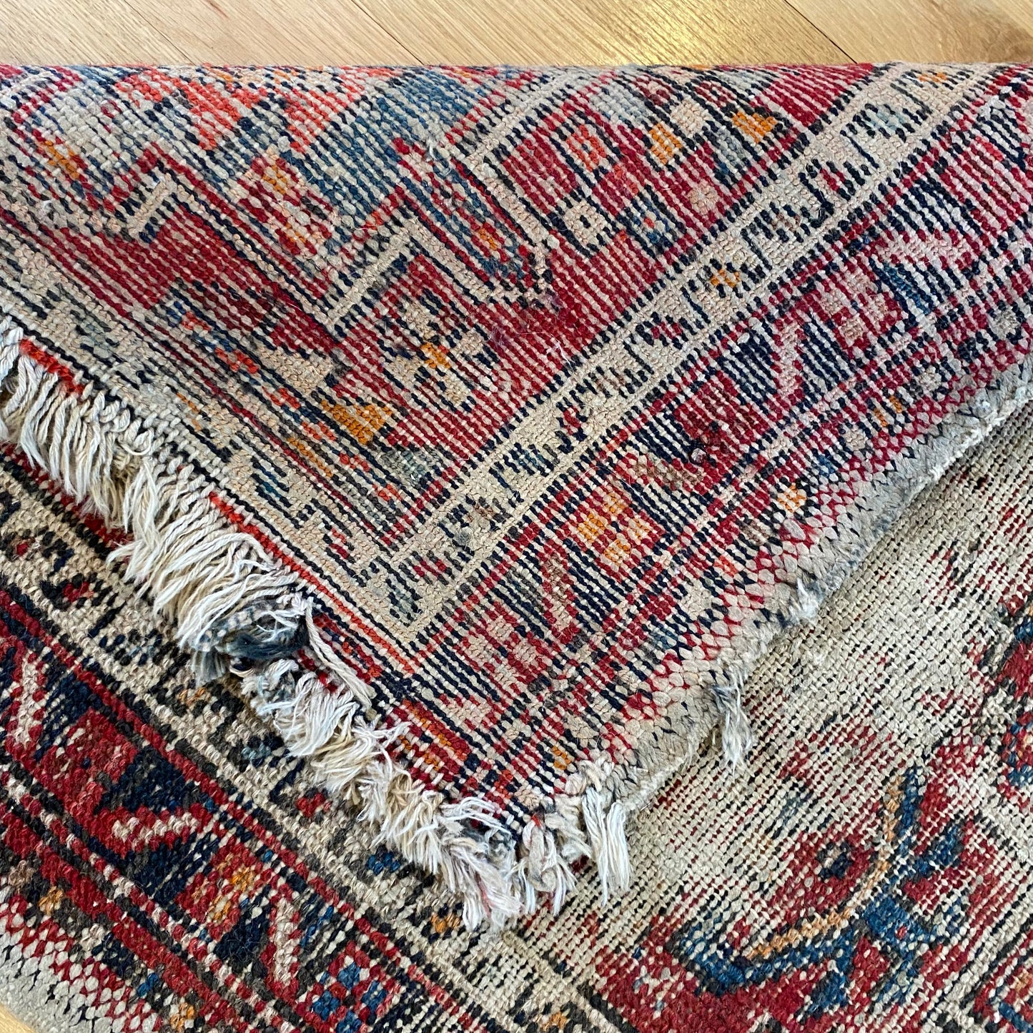 Vintage Rug, 1' 11 x 2' 11 Red