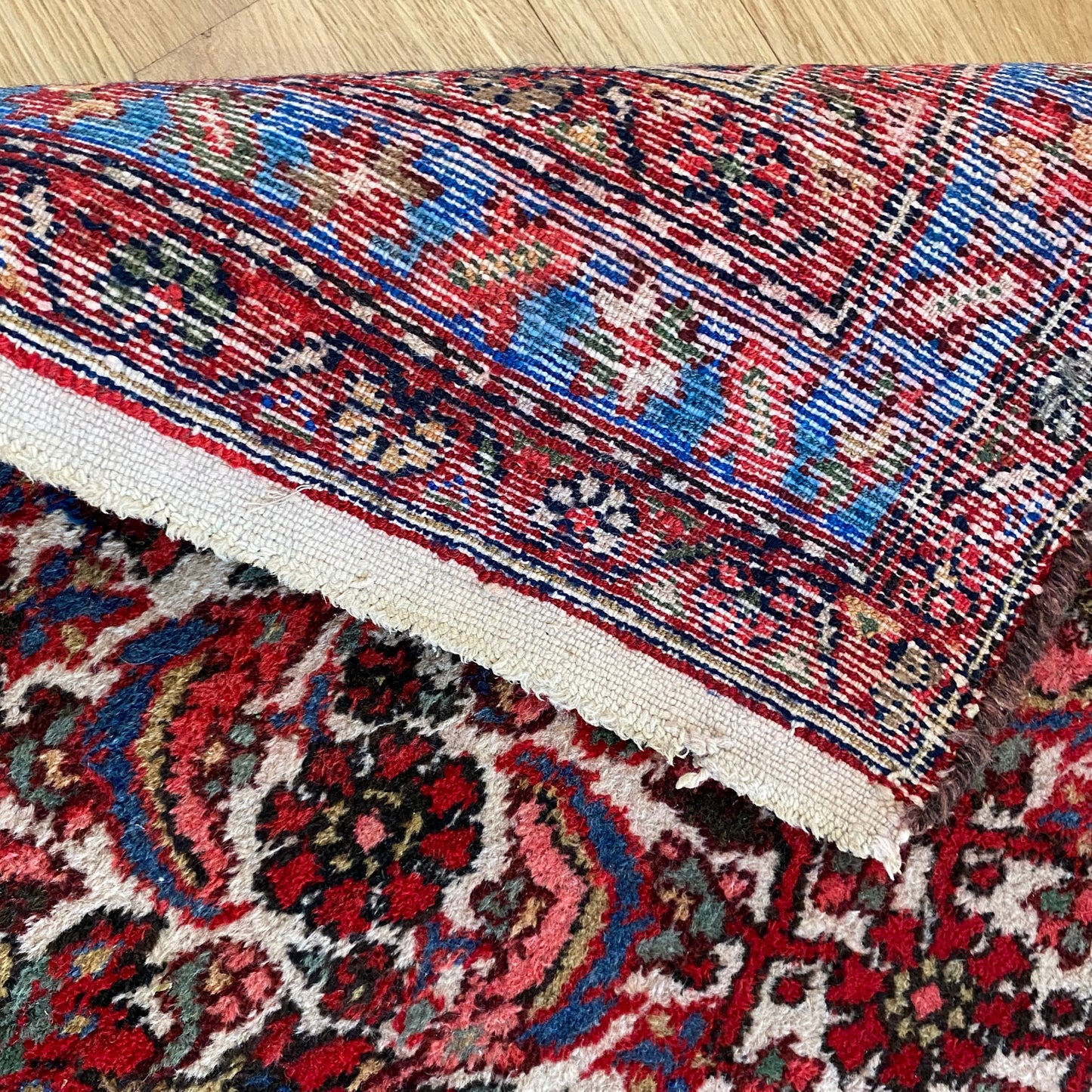 Vintage Rug, 3' 5 x 4' 9 White