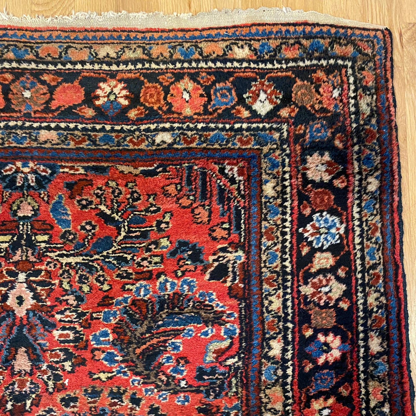 Vintage Rug, 3' 5 x 5' 2 Pink