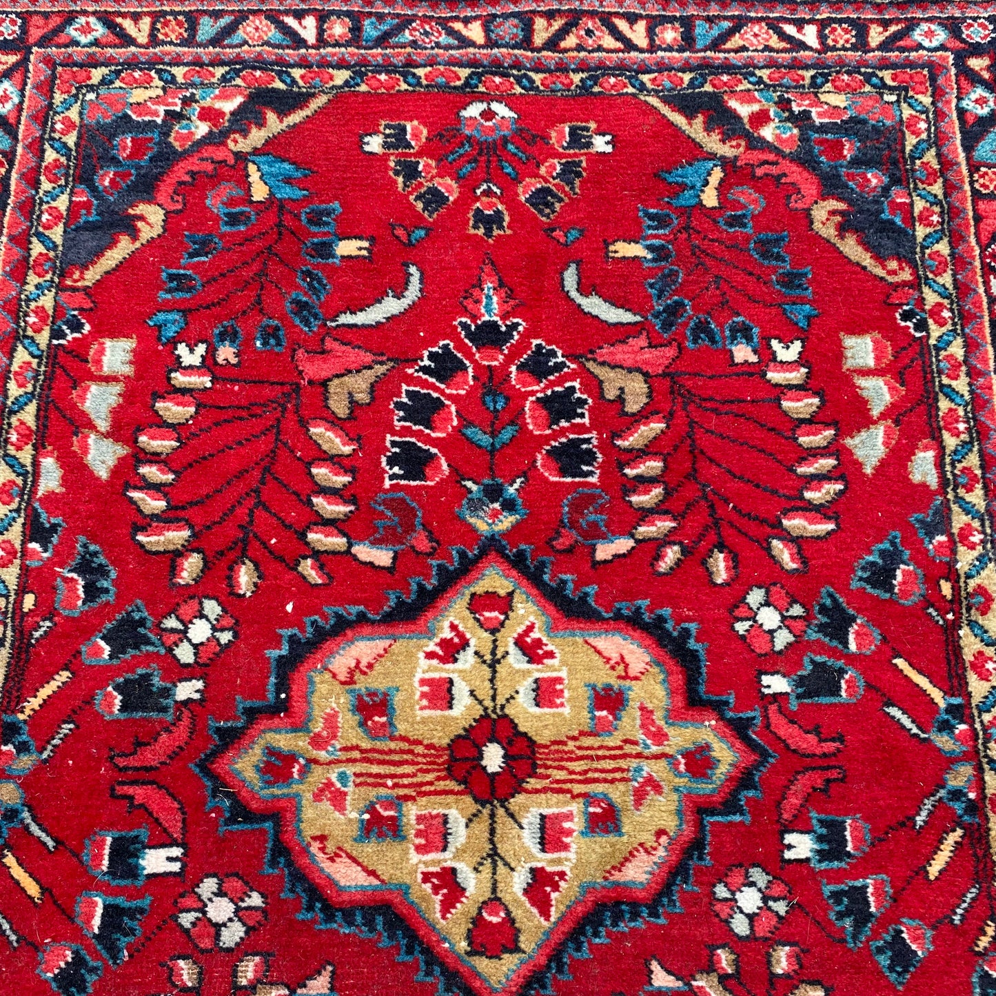 Vintage Rug, 3' 8 x 4' 11 Red