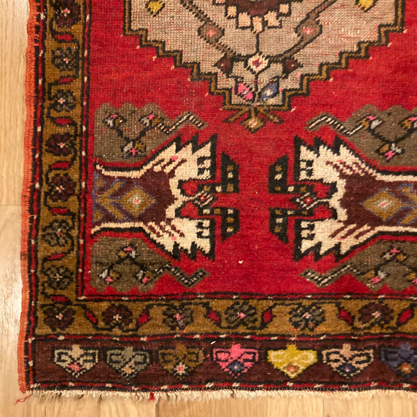 Turkish Rug, 1' 8 x 2' 11 Red