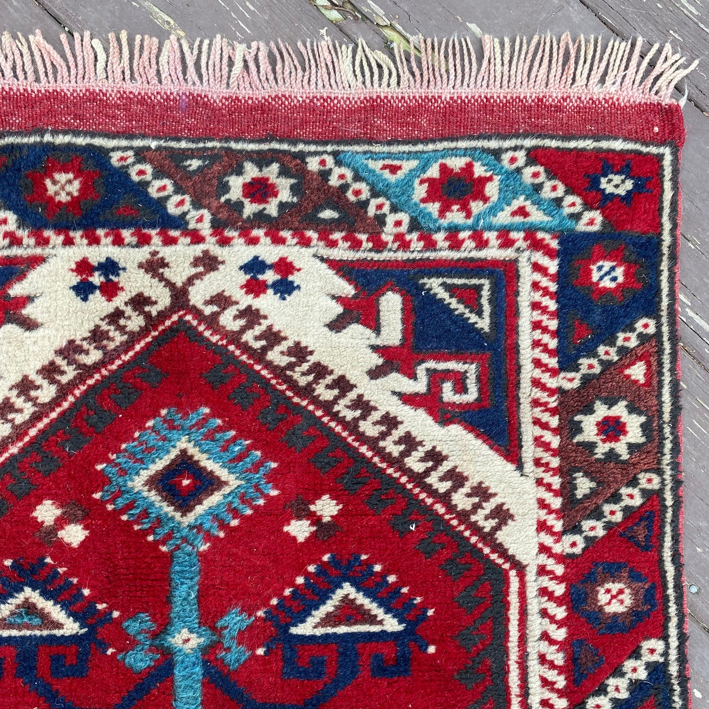 Vintage Rug, 2' 5 x 9' 8 Red