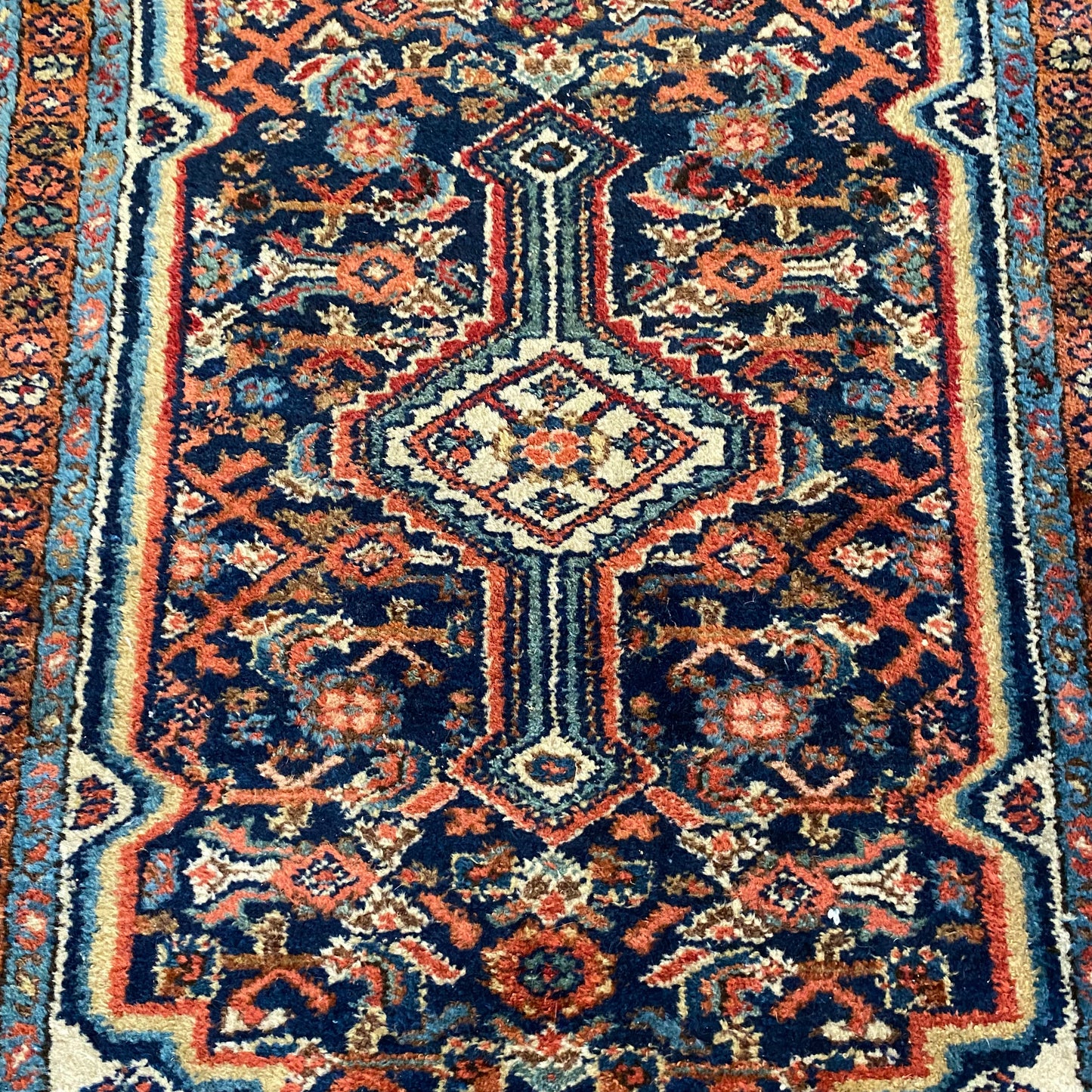 Vintage Rug, 2' 4 x 3' 8 Blue