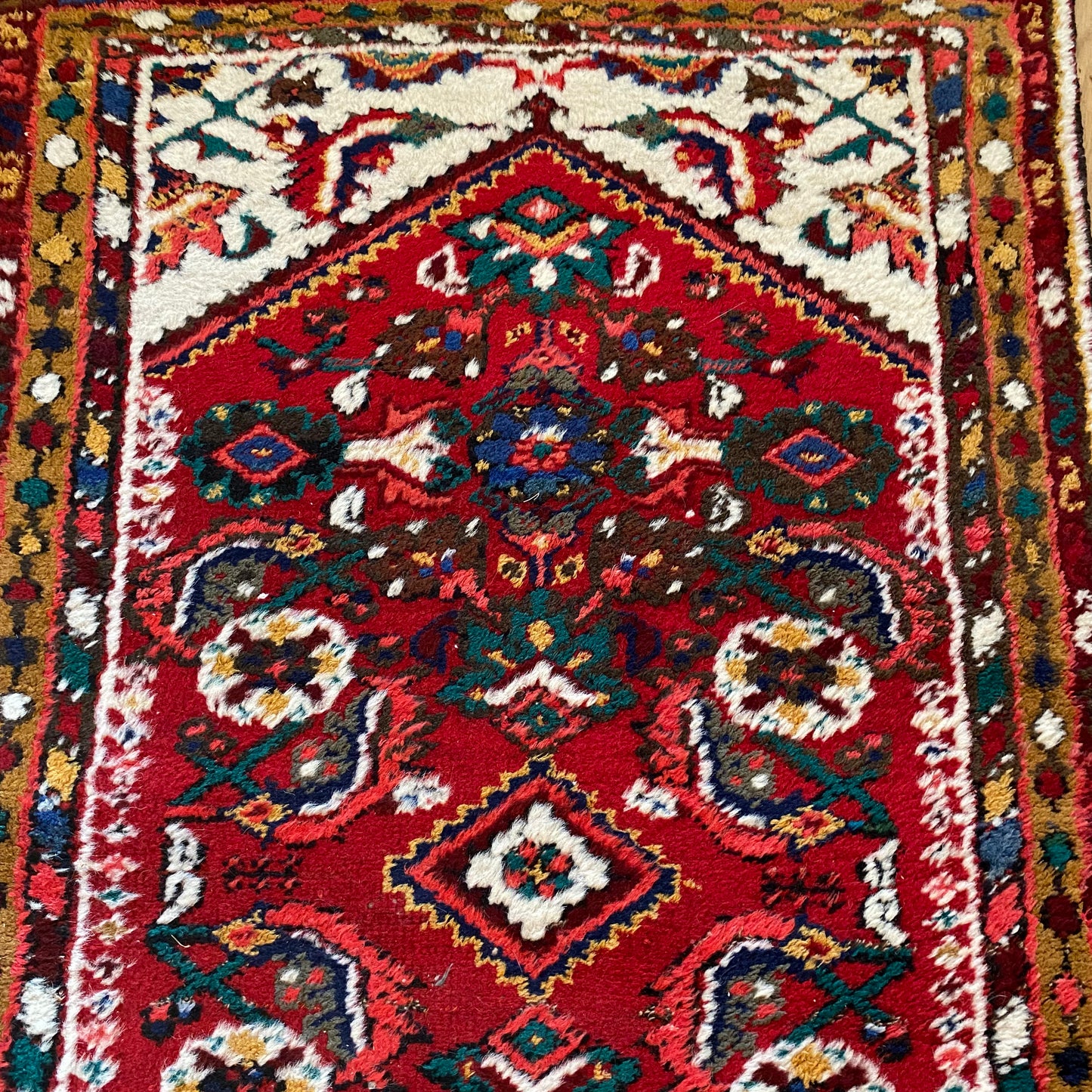 Vintage Rug, 2' 5 x 4' Red