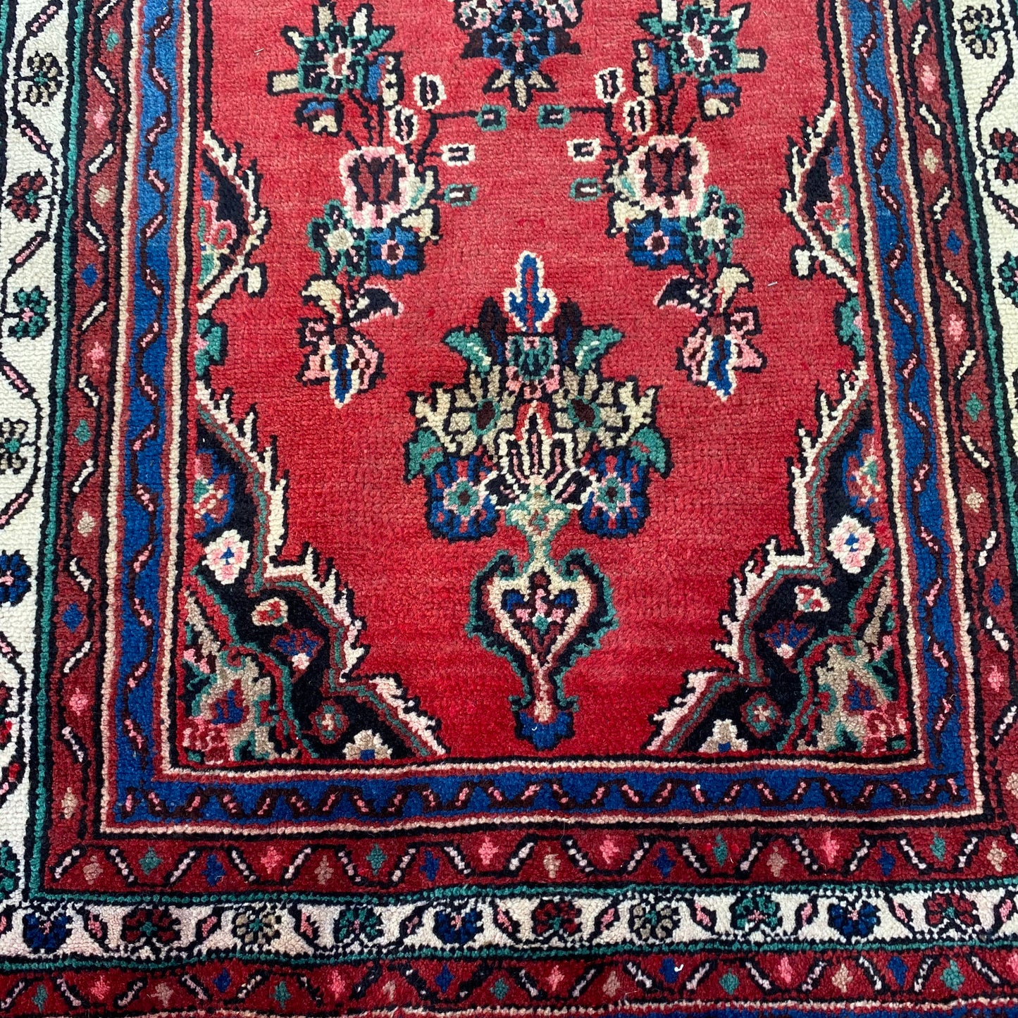 Vintage Rug, 3' 8 x 9' 4 Red