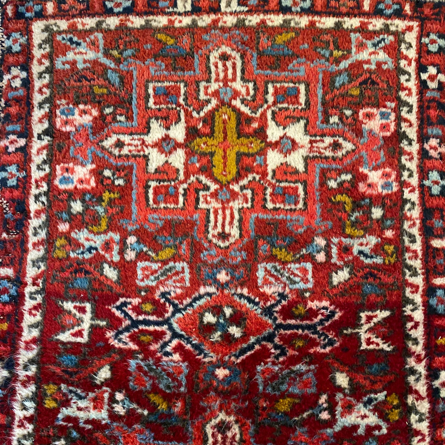 Vintage Rug, 1' 11 x 2' 9 Red